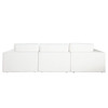 Muse 4PC Modular Reversible Chaise Sectional in Mist White Performance Fabric / MUSE2SC1AC1OTWH