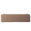 Form Sofa in Camel Performance Velvet w/ (2) Accent Pillow Balls / FORMSOCA