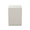Montage Square End Table in Ivory Faux Cement Finish / MONTAGESETIV