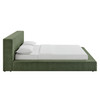 Luma Chenille Upholstered Queen Platform Bed Frame by Modway / MOD-7307