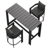 Tahoe 3-Piece Outdoor Patio Aluminum Bar Table Set by Modway / EEI-7598