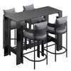 Tahoe 5-Piece Outdoor Patio Bar Table Set by Modway / EEI-7599