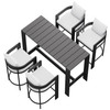 Tahoe 5-Piece Outdoor Patio Bar Table Set by Modway / EEI-7599