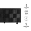 Foundry 71" Woven Design Buffet Storage Cabinet by Modway / EEI-7452