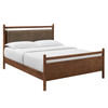 Leni Full Size Vegan Leather and Wood Platform Bed Frame by Modway / MOD-7312