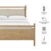Leni King Size Wood Platform Bed Frame by Modway / MOD-7315