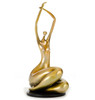 SZ0425 Modern Gold Lass Sculpture / VGTHSZ0425-GLD