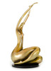 SZ0425 Modern Gold Lass Sculpture / VGTHSZ0425-GLD