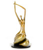 SZ0425 Modern Gold Lass Sculpture / VGTHSZ0425-GLD
