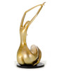 SZ0425 Modern Gold Lass Sculpture / VGTHSZ0425-GLD