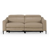 Eden - Modern Taupe Leather Sofa With 2 Recliners / VGKV-KM.5012-SOFA-SAND