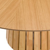 Weiss - Mid-Century Modern Natural Oak Round Dining Table / VGMA-MIT-5346-RND-NAT
