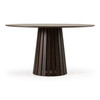 Weiss - Mid-Century Modern Wenge Round Dining Table / VGMA-MIT-5346-RND-WNG