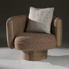 Raywood - Modern Multicolored Boucle Fabric + Ash Accent Chair / VGCS-LC-23096