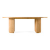 Jacobson - Modern Natural Acacia Oval Large Dining Table / VGWD-LYO-DT22
