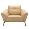 Forge Modern Beige Leather Chair / VGVITB31324-BGE-CHR