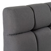 Eastern King Tyree - Modern Tufted Grey Fabric Bed / VGOD-DY-22116-GRY-EK