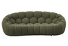 Yolonda - Modern Curved Green Fabric Loveseat / VGEV2126C-LOVE-C-13