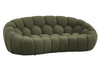 Yolonda - Modern Curved Green Fabric Loveseat / VGEV2126C-LOVE-C-13