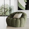 Yolonda - Modern Curved Green Fabric Sofa Set / VGEV2126C-SET-C-13