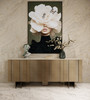 Kiefer - Modern Faux Travertine Ceramic + Bronze Buffet / VGVC-G25968