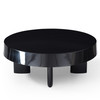 CT106 - Sample - Black High Gloss Round Coffee Table / VGVC-CT106