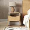 Dresden - Modern Natural Acacia 1-Drawer Nightstand / VGWD-BH-VF-ST-NAT