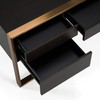 Modern Fauna Wenge and Rosegold Desk / VGBB-BN-2DK-WNGROSE