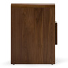 Emilio - Modern Natural Burlap + Walnut Nightstand / VGMA-BR-177-NS