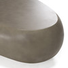 Denny - Modern Grey Concrete Large Oval Coffee Table / VGGR-675486-GRY