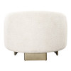 Thrive - Modern Beige Fabric + Antique Brass Accent Chair / VGFA-SF2012-2