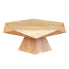 Duffy - Modern Acacia Pentagon Coffee Table / VGBR-ART-82627