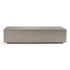 Anvil Modern Brushed Stainless Steel Rectangular Coffee Table / VGVC-CT8368-L