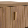Roma - Modern Oak + Gold Nightstand / VGAN-ROMA-NS-OAK