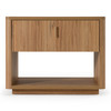 Roma - Modern Oak + Gold Nightstand / VGAN-ROMA-NS-OAK