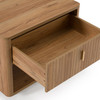 Roma - Modern Oak + Gold Nightstand / VGAN-ROMA-NS-OAK