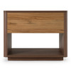 Roma - Modern Walnut + Gold Nightstand / VGAN-ROMA-NS-WAL