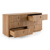 Roma - Modern Oak + Gold Dresser / VGAN-ROMA-DRS-OAK