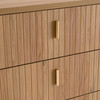 Roma - Modern Oak + Gold Dresser / VGAN-ROMA-DRS-OAK