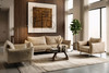 Saint Tropez - Modern Italian Beige Leather Accent Chair / VGDT-STTROPEZ-CHR-PETRA