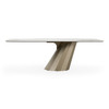 Vela - Modern Ceramic + Brass Dining Table / VGVC-T2391
