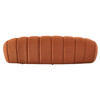 Yolonda - Modern Curved Orange Fabric Sofa / VGEV2126C-SOFA-C-09