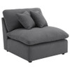 Hobson 4-piece Upholstered Modular Sectional Sofa Charcoal / CS-551455-SETB