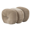 Archie - Modern Taupe Fabric Ottoman / VGOD-ZW-25164-OT