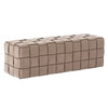 Rousey - Modern Taupe Fabric Bench / VGOD-ZW-25105-BENCH