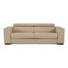 Icon - Modern Italian Cappuccino Leather Sofa Bed / VGDTICON-CAP
