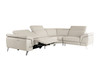 Mini Wonder - Italian Modern Grey Leather Sectional Sofa with Left Facing Recliner / VGDTWONDER-MINILAF-GRY