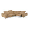 Mini Wonder - Italian Modern Deserto Leather Sectional Sofa with Right Facing Recliner / VGDTWONDER-MINIRAF-DES