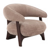Kirby - Modern Tan Fabric + Brown Oak Accent Chair / VGOD-ZW-25095-1S-TAN