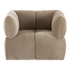 Marisol - Modern Taupe Fabric Swivel Accent Chair / VGOD-ZW-25038-CHR-TPE